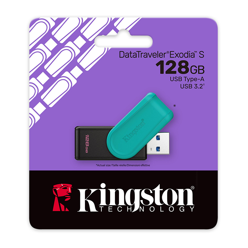 Memoria Flash USB Kingston DataTraveler Exodia S, 128GB